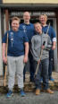 v.l. Michael Herrmann (Pl. 4 - Sch�ler III), Wigbert Herrmann (Pl. 1 - Herren III), Georg Nicklas (Pl. 6 - Sch�ler III), Martina Herrmann (Pl. 2 - Damen II)